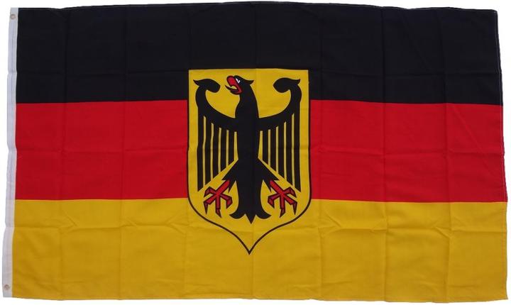 trends4cents Drapeau XXL Allemagne avec aigle 250 x 150 cm Drapeau avec 3 oeillets 100g/m² poids du tissu