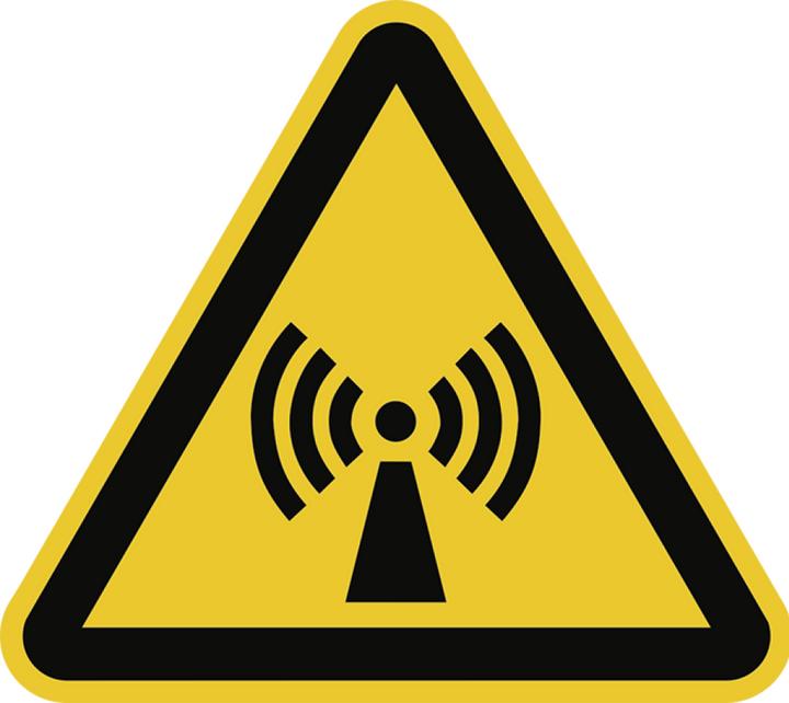 Immagine prodotto Moravia Cartello di avvertimento contro le radiazioni non ionizzanti Alluminio, 200 mm