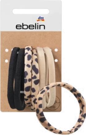 Immagine prodotto dm ebelin Ebelin, elastici per capelli, look leo, 6 pezzi (Elastico per capelli)