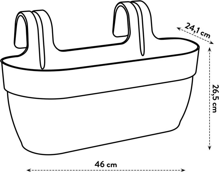 Actual product image Elho Vibia Campana Easy Hanger L (24 cm)