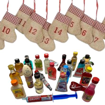 Produktbild Drink-Trends Likör- ADVENTSKALENDER mit 24 Likör SHÖTLI / 18 %