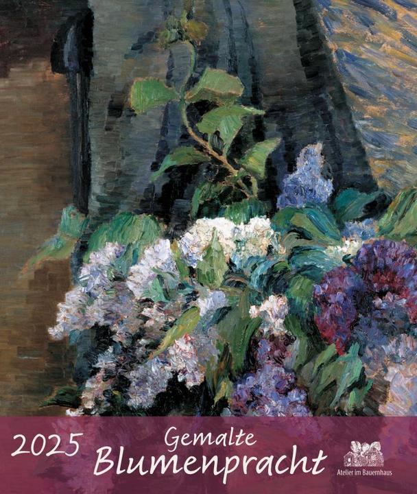 Actual product image Painted floral splendour 2025 (Hardcover, German)