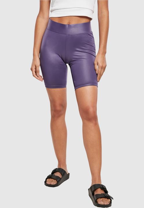 Actual product image Urban Classics Ladies Imitation Leather Cycle Shorts (XS)