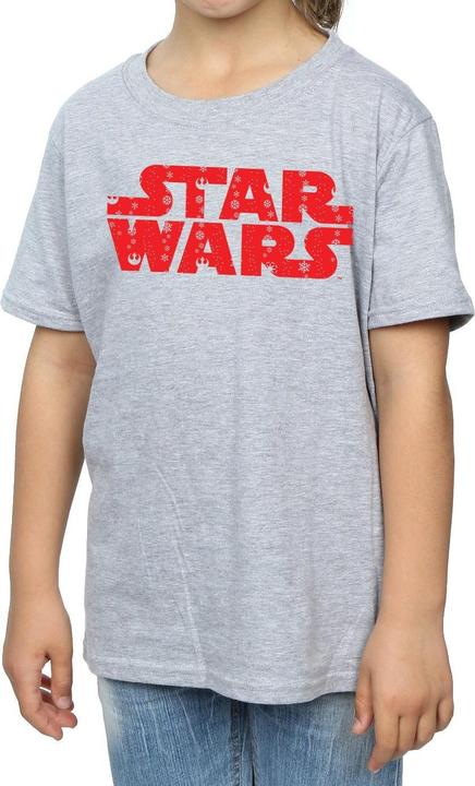 Image du produit Star Wars - T-shirt CHRISTMAS LOGO - Fille (140, 146)