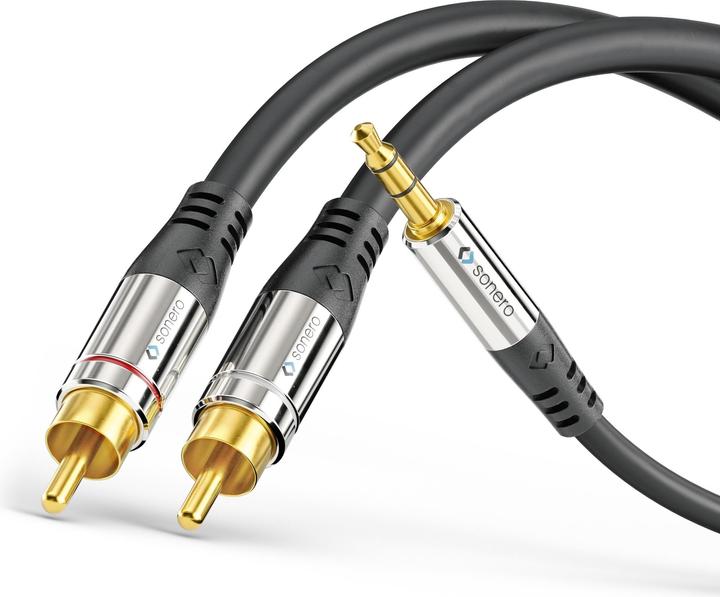 Immagine prodotto Sonero 3,5 mm Klinke – Cinch (10 m, Cinch, Connettore da 3,5 mm (AUX))