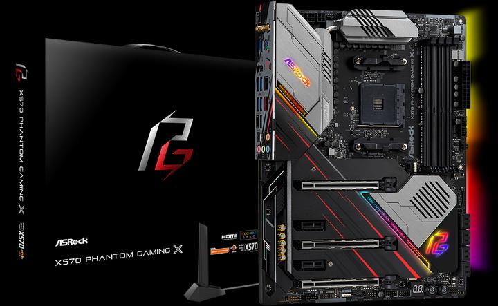 Produktbild AsRock X570 Phantom Gaming X (AM4, AMD X570, ATX)