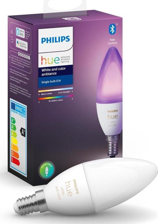 Produktbild Philips Hue White & Color BT (E14, 5.30 W, 470 lm, 1 x, G)
