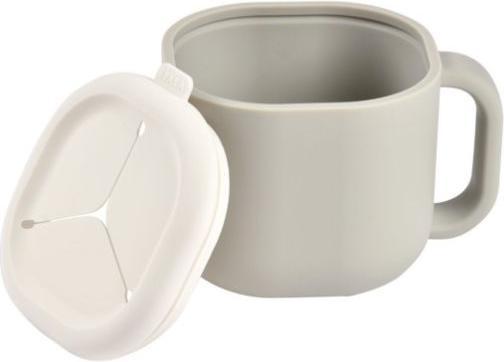 Image du produit Beaba Boîte à Goûter En Silicone Pick And Snack, Gris Velours