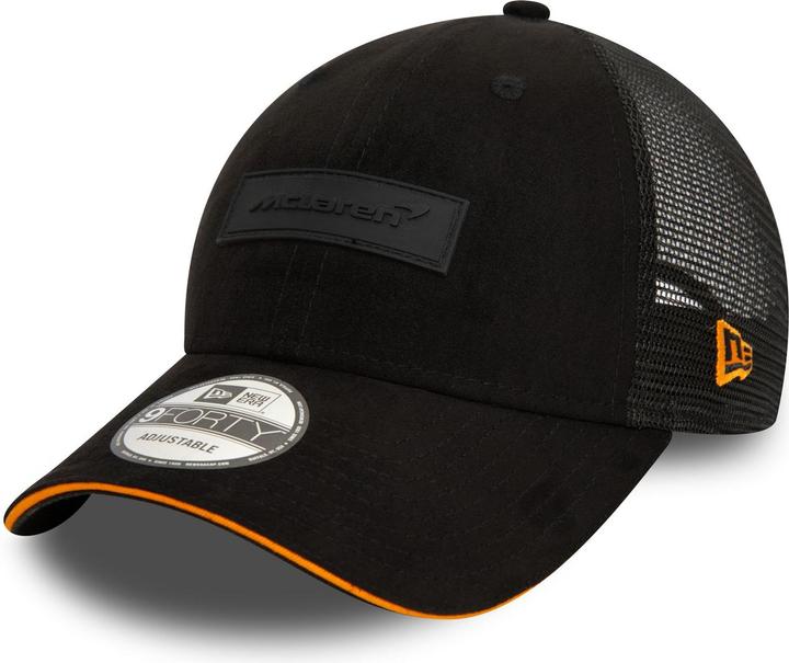 Produktbild New Era 9Forty Mesh Snapback Cap - Suede Mclaren Schwarz