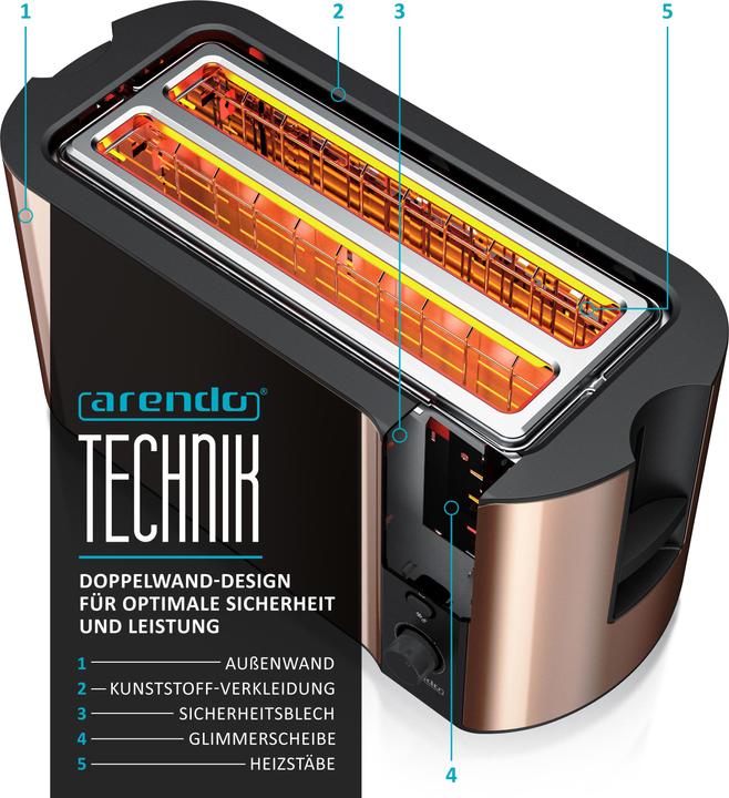 Produktbild Arendo Toaster