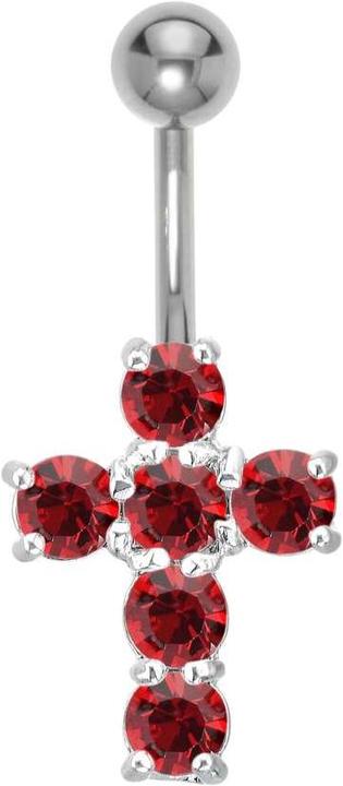 Bijouteria Bauchpiercing (Edelstahl, Messing, Kristall)