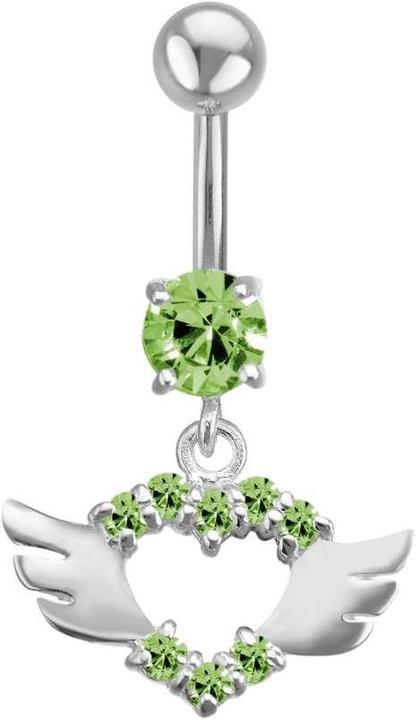 Produktbild Bijouteria Bauchpiercing (Edelstahl, Silber 925, Zirkonia)