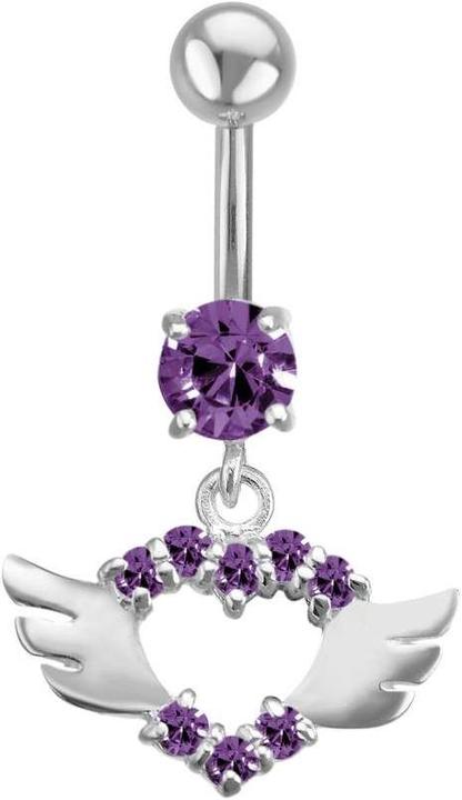 Produktbild Bijouteria Bauchpiercing (Edelstahl, Silber 925, Zirkonia)