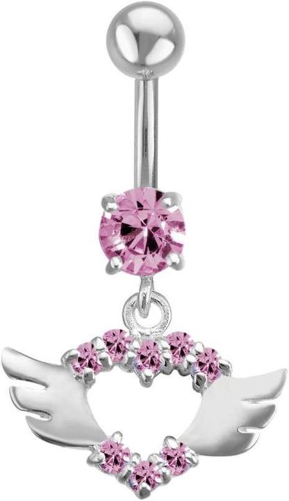 Produktbild Bijouteria Bauchpiercing (Edelstahl, Silber 925, Zirkonia)