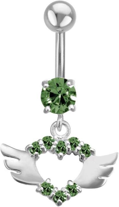Produktbild Bijouteria Bauchpiercing (Edelstahl, Silber 925, Zirkonia)