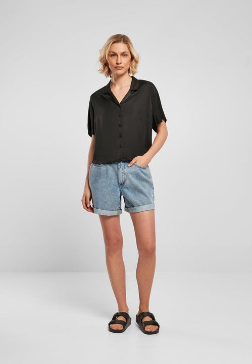 Actual product image Urban Classics Ladies Viscose Satin Resort Shirt (4XL)