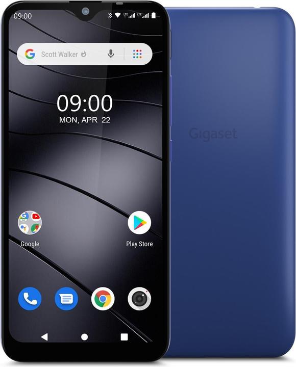 Actual product image Gigaset GS110 (16 GB, Azure Blue, 6.10", Dual SIM + SD, 8 Mpx, 4G)