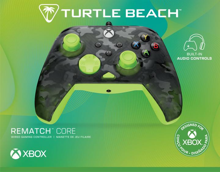 Image du produit Turtle Beach Rematch Core Wired Controller · XB · Ghost Camo Black & Yellow (PC)