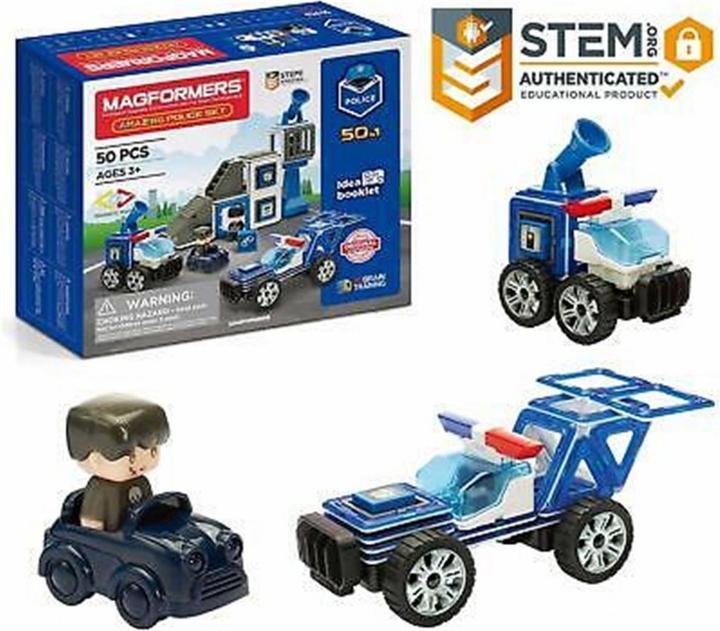Immagine prodotto Magformers stupefacente polizia + set di salvataggio