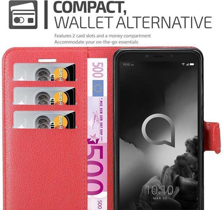 Actual product image Cadorabo Book with stand function cover (Alcatel 1C (2019))