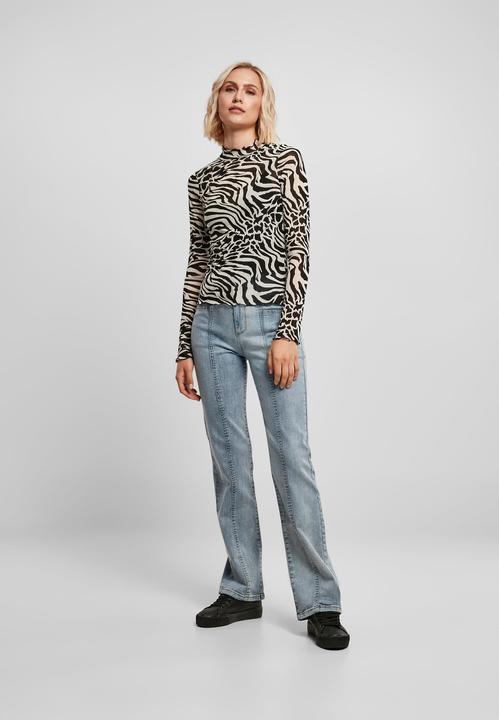 Immagine prodotto Urban Classics Donna AOP Mesh Turtleneck Longsleeve (XL)