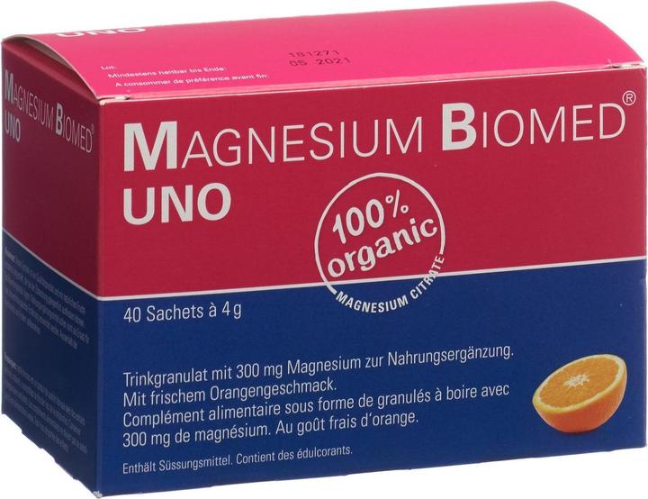 Biomed Magnesium UNO (40 Stück, Pulver, 160 g)