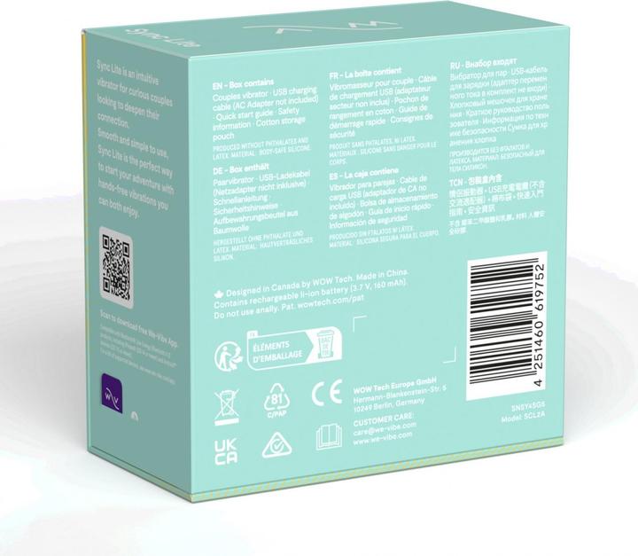 Image du produit We-Vibe Sync Lite Aqua