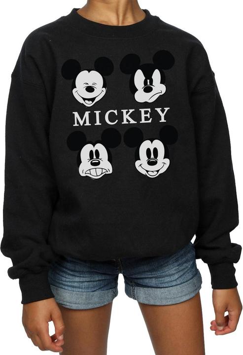 Immagine prodotto Disney Mickey Mouse Four Heads Felpa Ragazze (128)