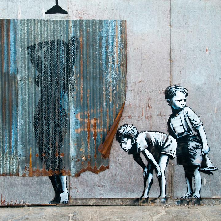 Actual product image Banksy 2024 (30 x 30 cm, Hardcover, Spanish, Dutch, German, French, English, Italian, Polish, Czech)