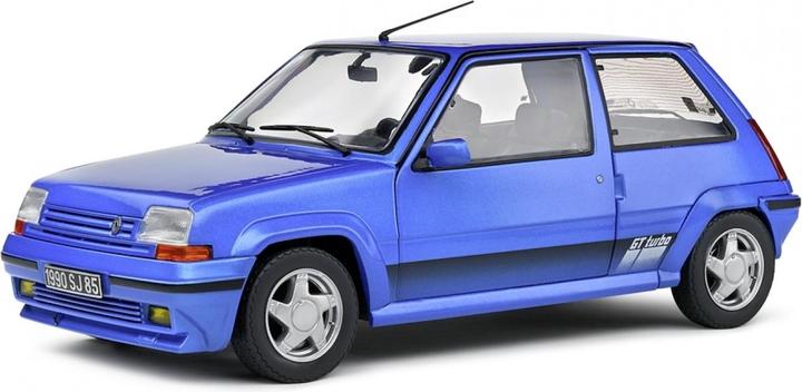 Actual product image Solido 1:18 Renault 5 GT Turbo MK2 blue