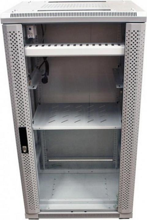 Produktbild Allnet 19 Schrank 22HE B600 / T800mm *lichtgrau* SNB-Serie (22 HE, 19 Zoll Rack)