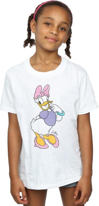 Immagine prodotto Disney Maglietta da ragazza Classic Daisy Duck in cotone (140, 146)