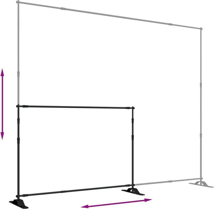 Produktbild VidaXL Backdrop Stand (305 cm, 243 cm)