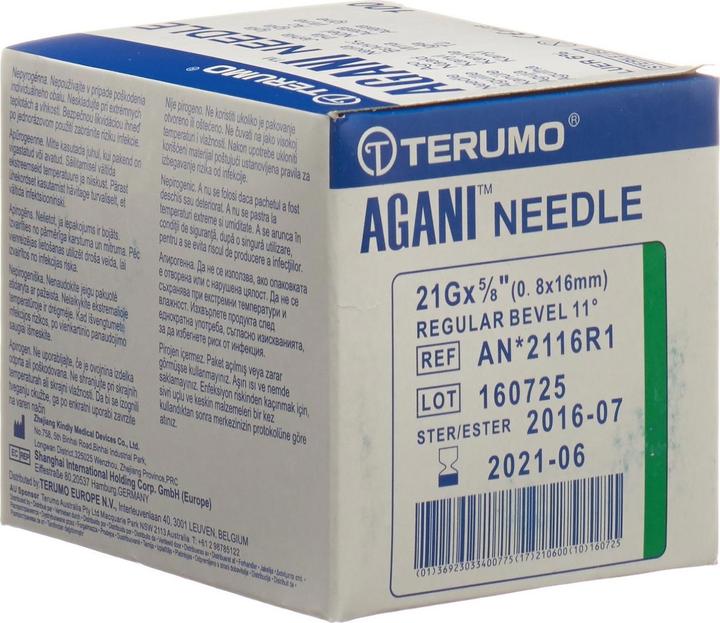 Produktbild Terumo Aga Einmalk 21G 0.8x16mm grue 100