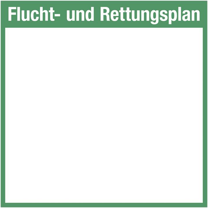Actual product image Moravia Escape and rescue plan without legend for self-labelling, 604x604 mm