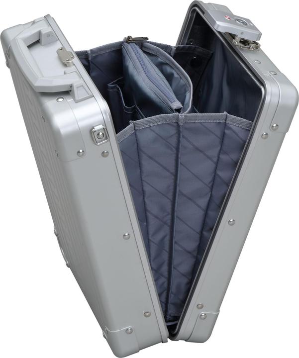 Immagine prodotto Aleon Alluminio Cartella verticale da 25 cm con scomparto per laptop (9 l, Bagaglio a mano (fino a 50 litri))