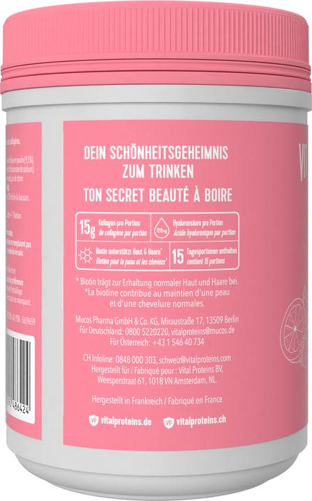 Produktbild Vital Proteins Beauty Collagen Erdbeere Zitrone (1 Stück, Pulver, 271 g)