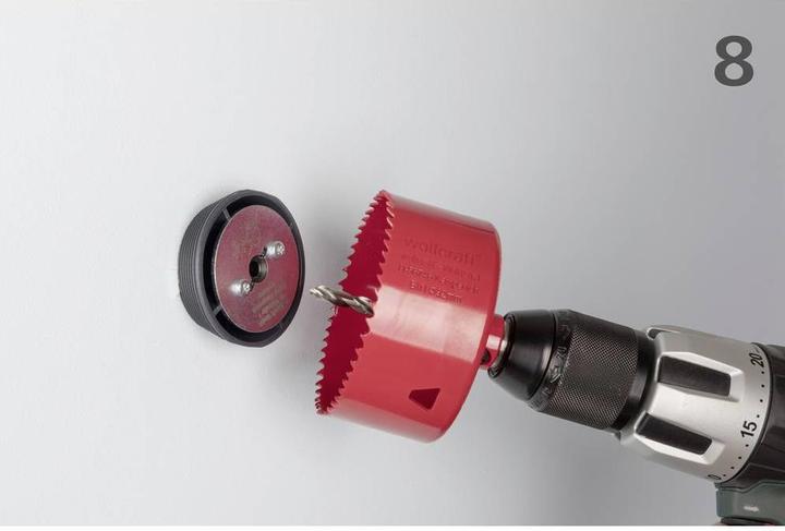 Produktbild wolfcraft wolfcraft 1 Aufbohrhilfeset Ø35-70mm (70 mm)