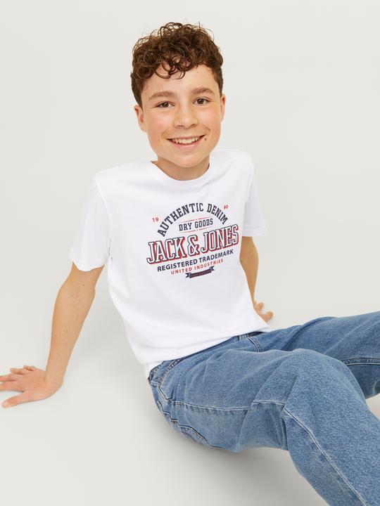 Image du produit Jack & Jones JJELOGO TEE SS ONECK 2COL 24/25 NOOS JNR (164)