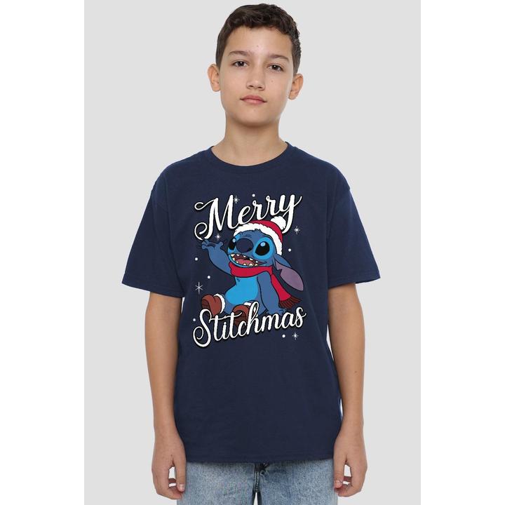 Image du produit Lilo & Stitch - T-shirt MERRY STITCHMAS - Enfant (128)