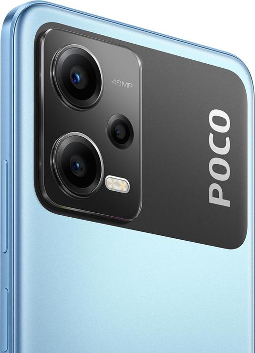 Actual product image Xiaomi Poco X5 (128 GB, Blue, 6.67", Hybrid Dual SIM, 48 Mpx, 5G)