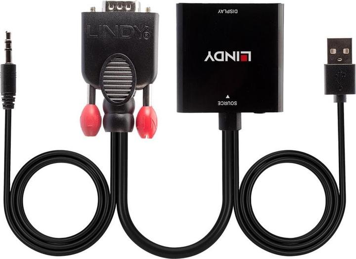 Produktbild Lindy VGA & Audio, to HDMI Converter (VGA, HDMI, 60 cm)