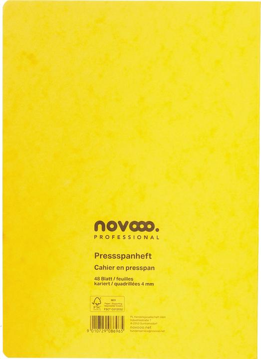 Produktbild Novooo Pressspanheft (A4, Kariert)