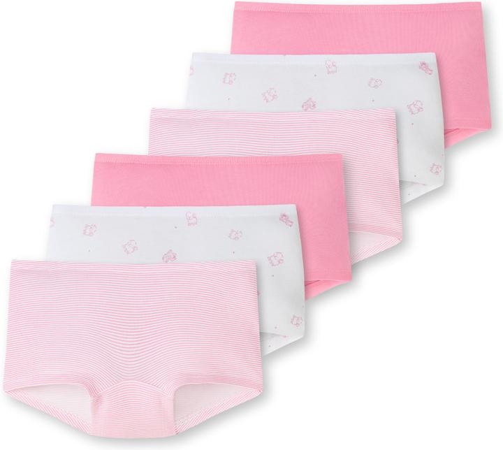 Image du produit Schiesser Lot de 6 shorts Kids Girls 95/5 Organic Cotton (92, paquet de 6)
