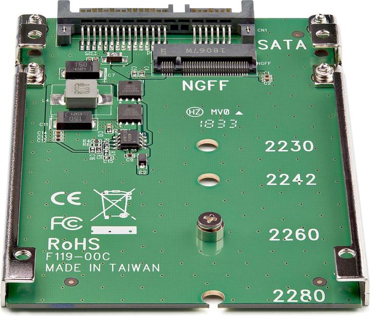 Image du produit StarTech Adaptateur convertisseur M.2 NGFF SSD en 2,5 pouces SATA