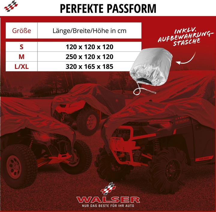 Actual product image Walser Quad cover All Weather Plus, cover for off-road vehicles size M black