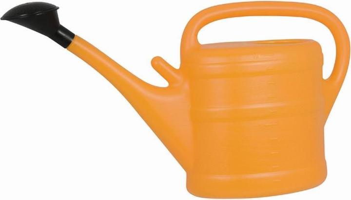 Immagine prodotto Geli Annaffiatoio da 10 litri, in plastica arancione, 56x32x18,5 cm, con doccia e manico longitudinale (10 l)