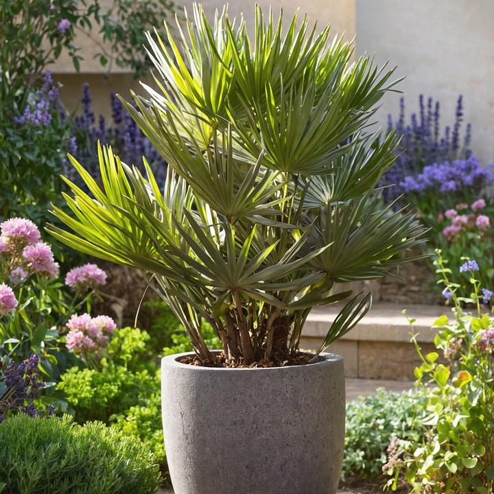 Image du produit Plant in a Box Chamaerops 'Vulcano' - Palmier nain volcanique (45 cm)