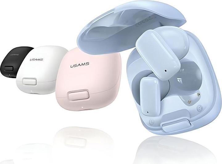Actual product image Usams Słuchawki Bluetooth 5.3 TWS ID Series bezprzewodowe niebieski/blue BHUID03 (ID25) (5 h, Wireless)