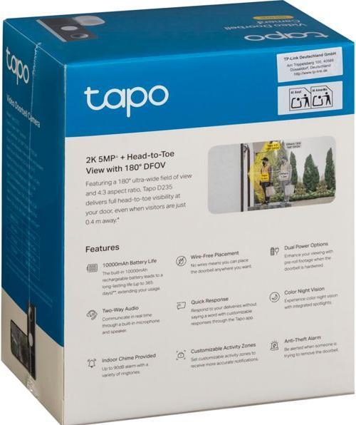 Actual product image TP-Link Tapo D235 (Wireless)